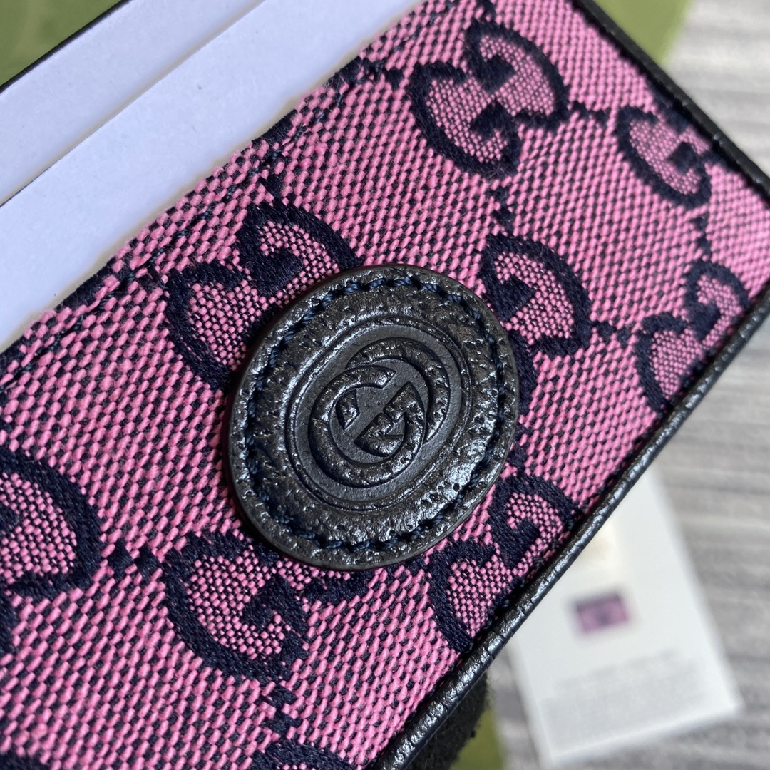 659601 GG Multicolor card case wallet