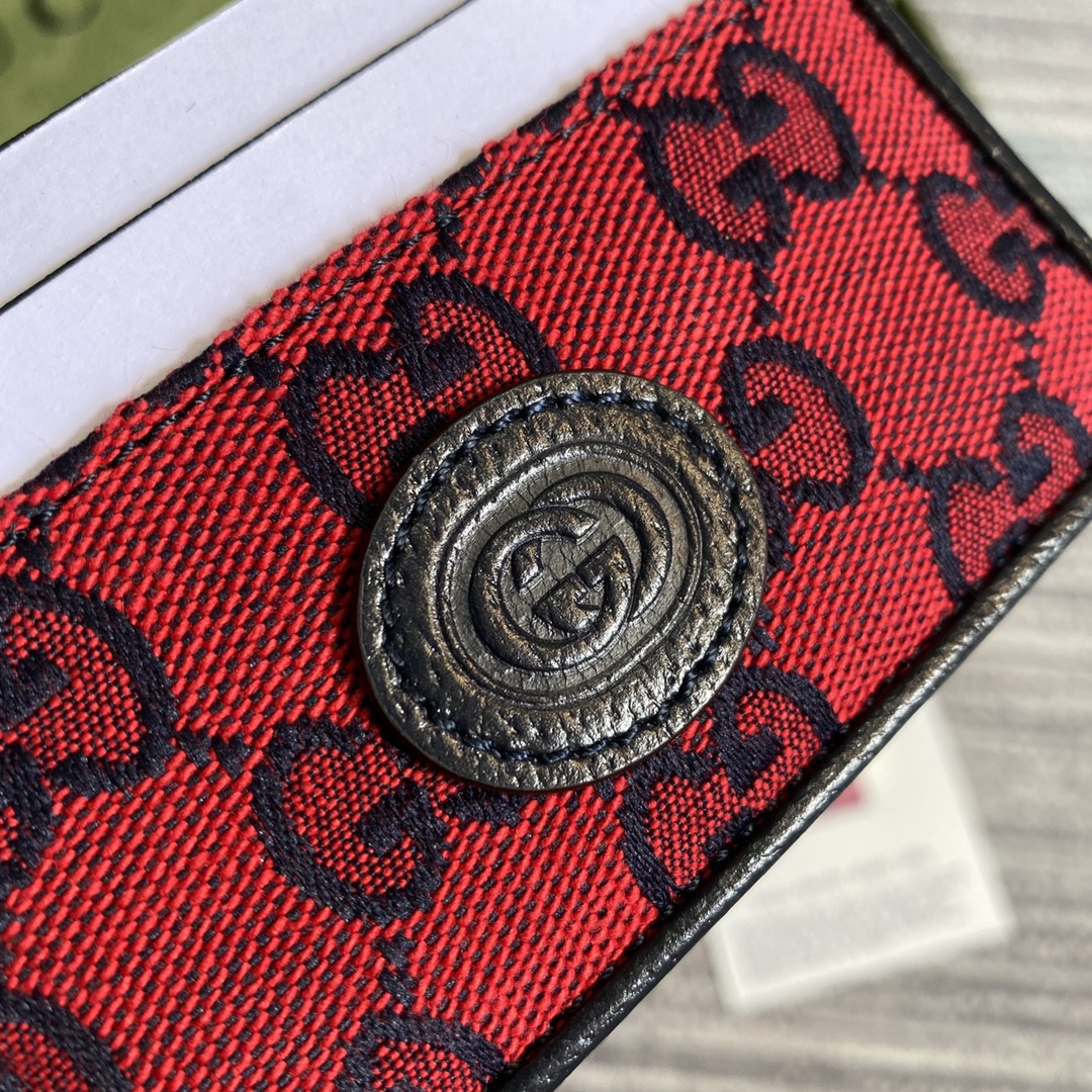 659601 GG Multicolor card case wallet