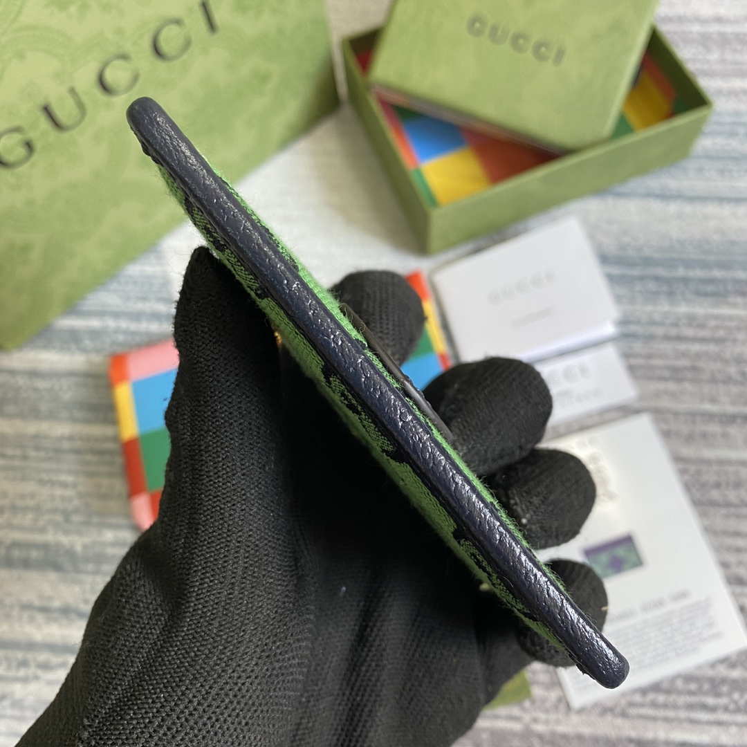659601 GG Multicolor card case wallet