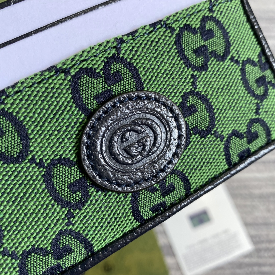 659601 GG Multicolor card case wallet