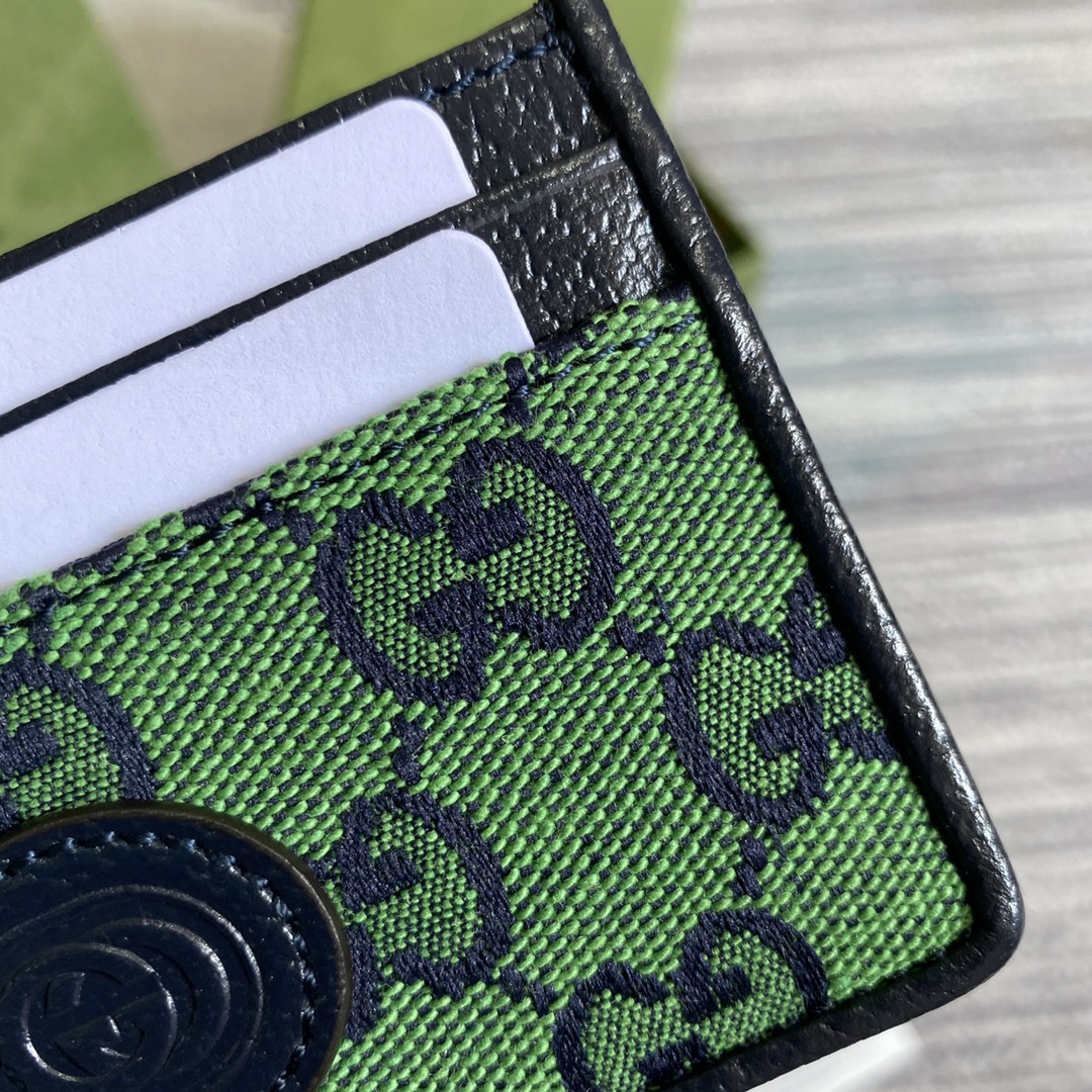659601 GG Multicolor card case wallet