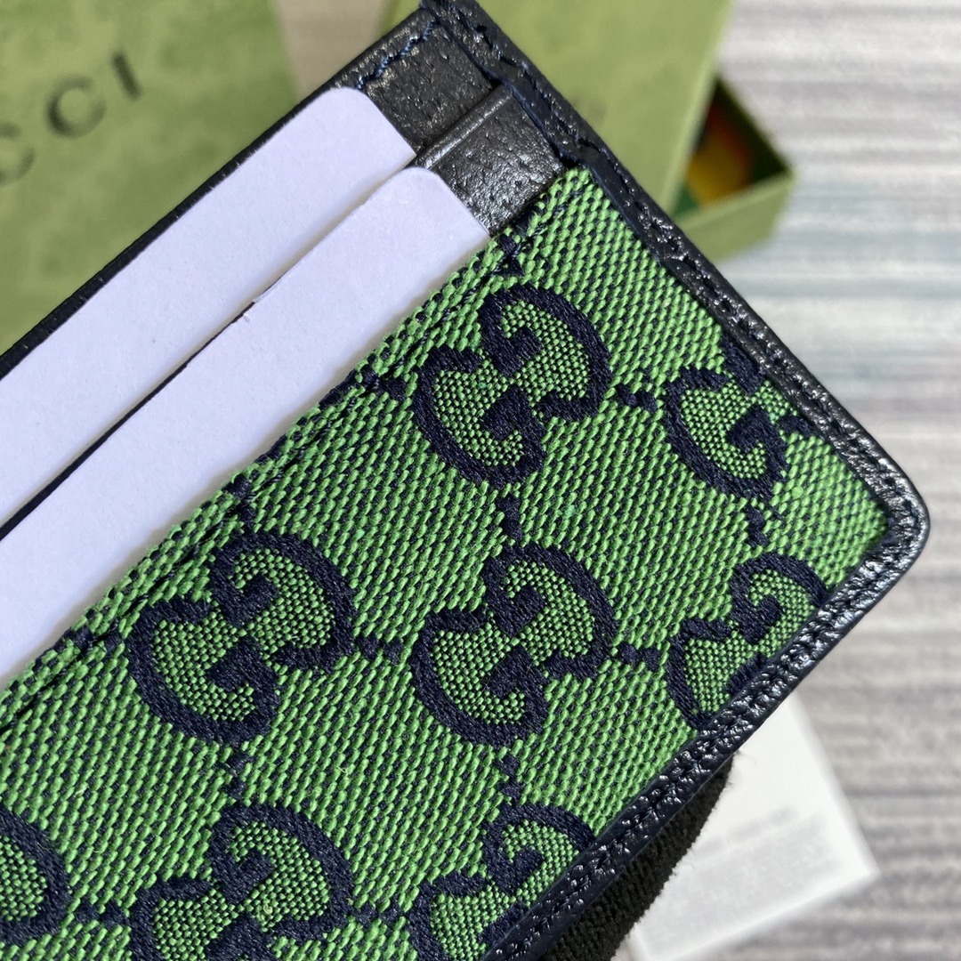659601 GG Multicolor card case wallet