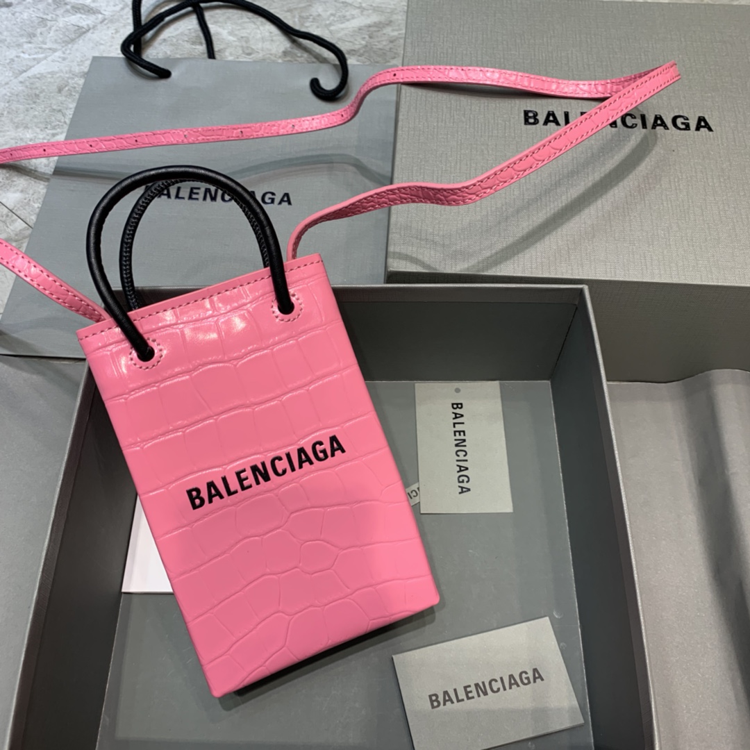 SHOPPING PHONE HOLDER, BALENCIAGA HANDBAGS