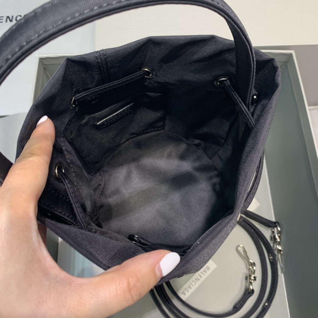WOMEN'S WHEEL XS DRAWSTRING BUCKET, BALENCIAGA HANDBAG