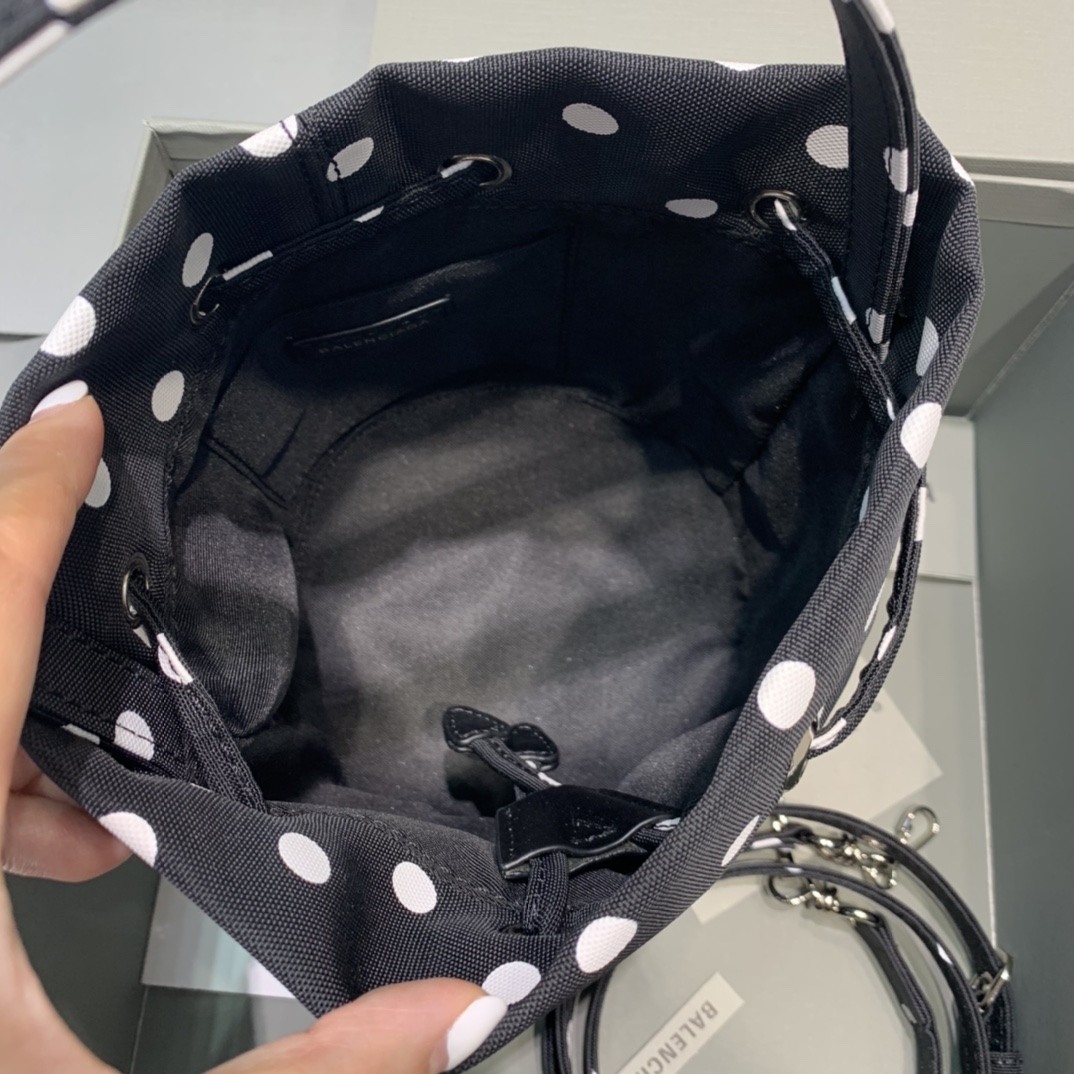 WOMEN'S WHEEL XS DRAWSTRING BUCKET, BALENCIAGA HANDBAG