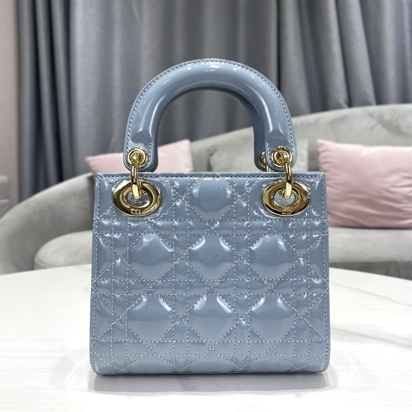 MINI LADY DIOR LAMBSKIN BAG, Strap long about 120cm, Christian Dior CD Handbags