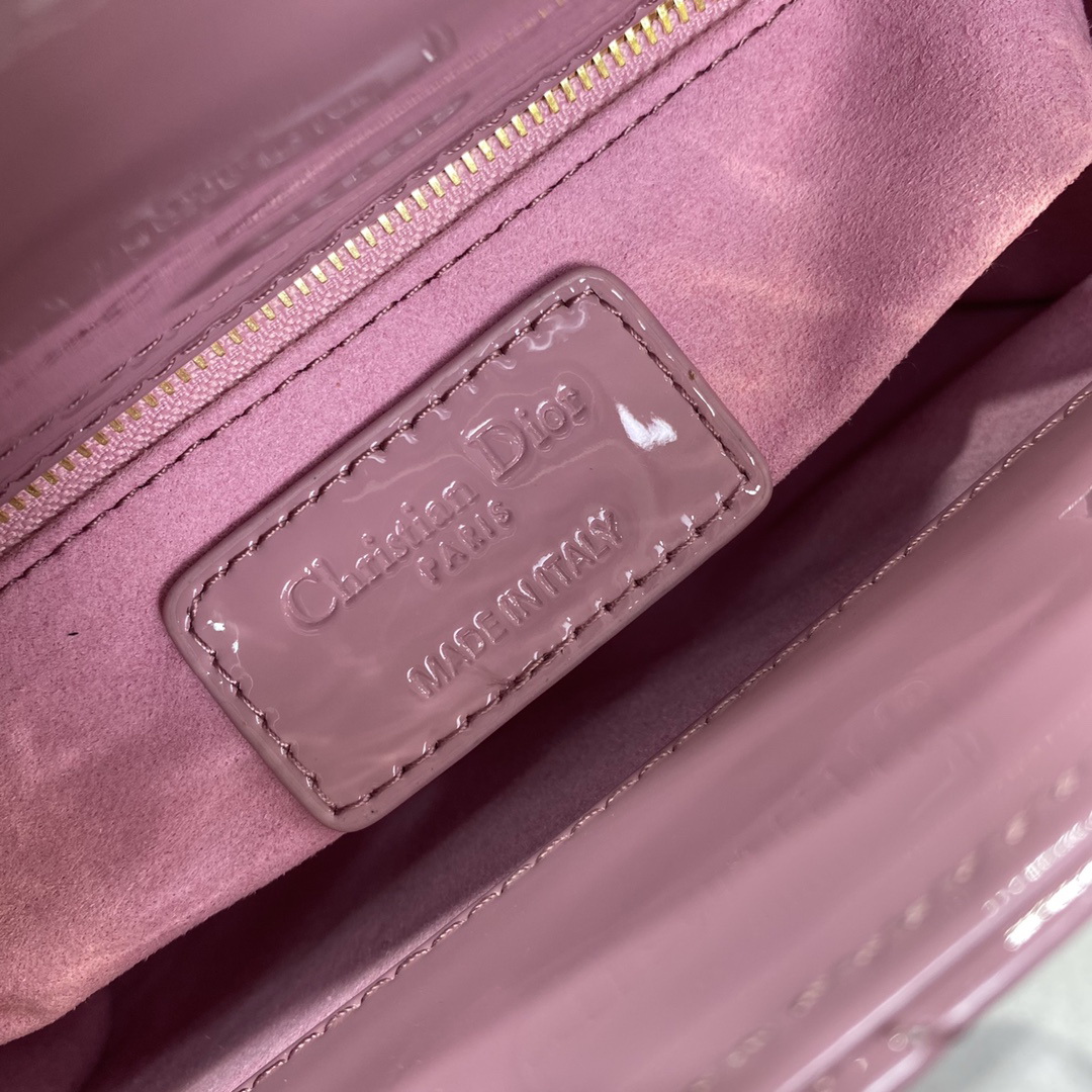 MINI LADY DIOR LAMBSKIN BAG, Strap long about 120cm, Christian Dior CD Handbags