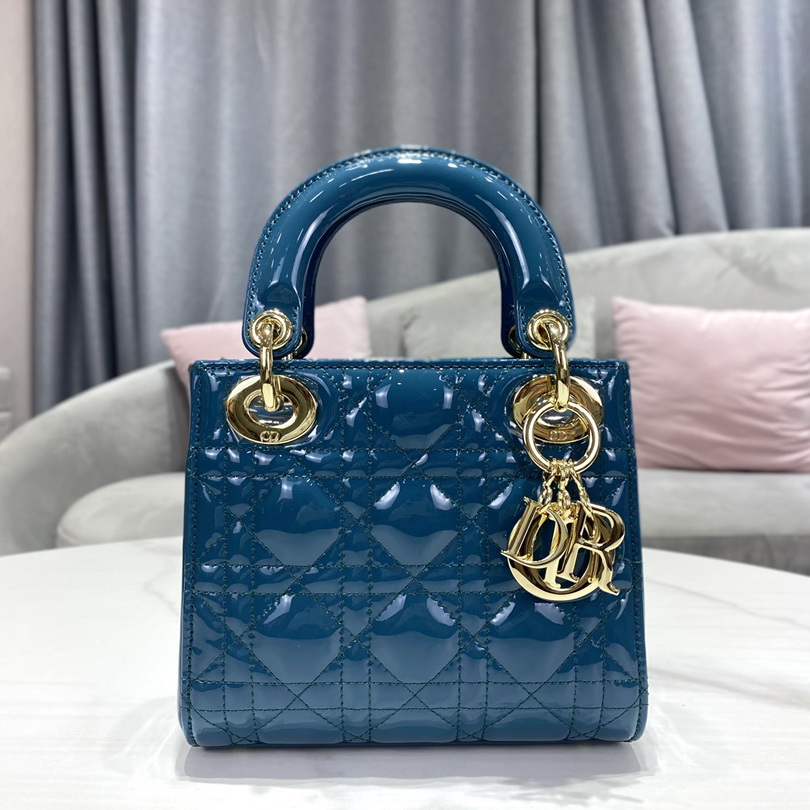 MINI LADY DIOR LAMBSKIN BAG, Strap long about 120cm, Christian Dior CD Handbags