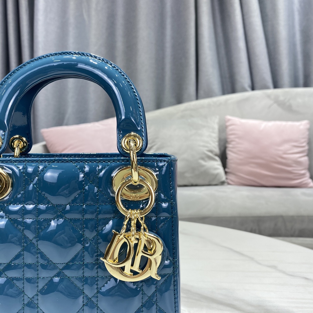 MINI LADY DIOR LAMBSKIN BAG, Strap long about 120cm, Christian Dior CD Handbags
