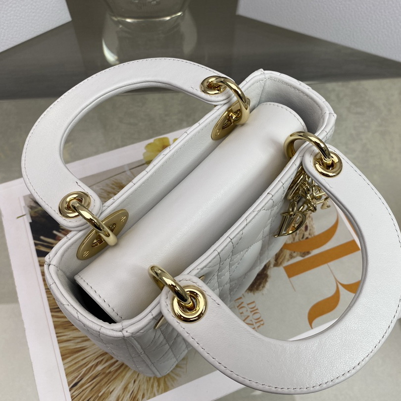 MINI LADY DIOR LAMBSKIN BAG, Strap long about 120cm, Christian Dior CD Handbags