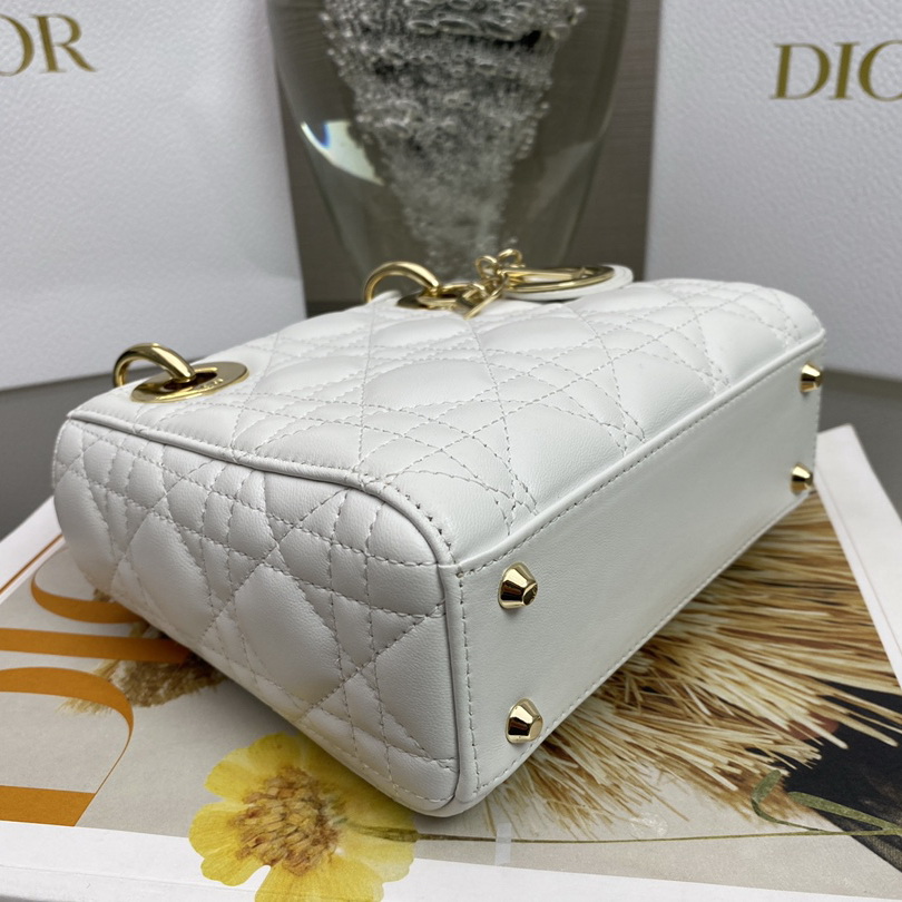 MINI LADY DIOR LAMBSKIN BAG, Strap long about 120cm, Christian Dior CD Handbags