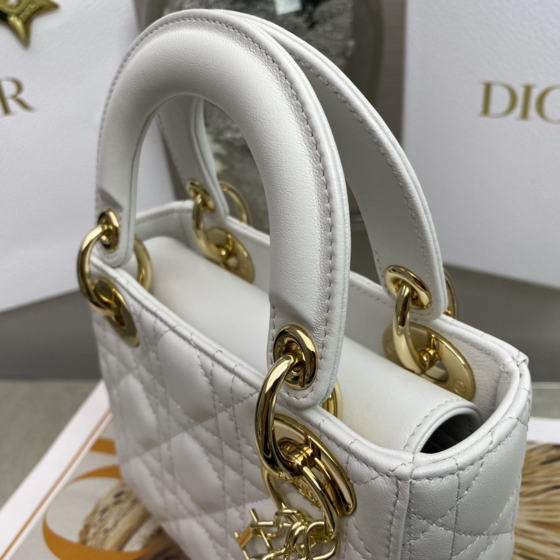 MINI LADY DIOR LAMBSKIN BAG, Strap long about 120cm, Christian Dior CD Handbags