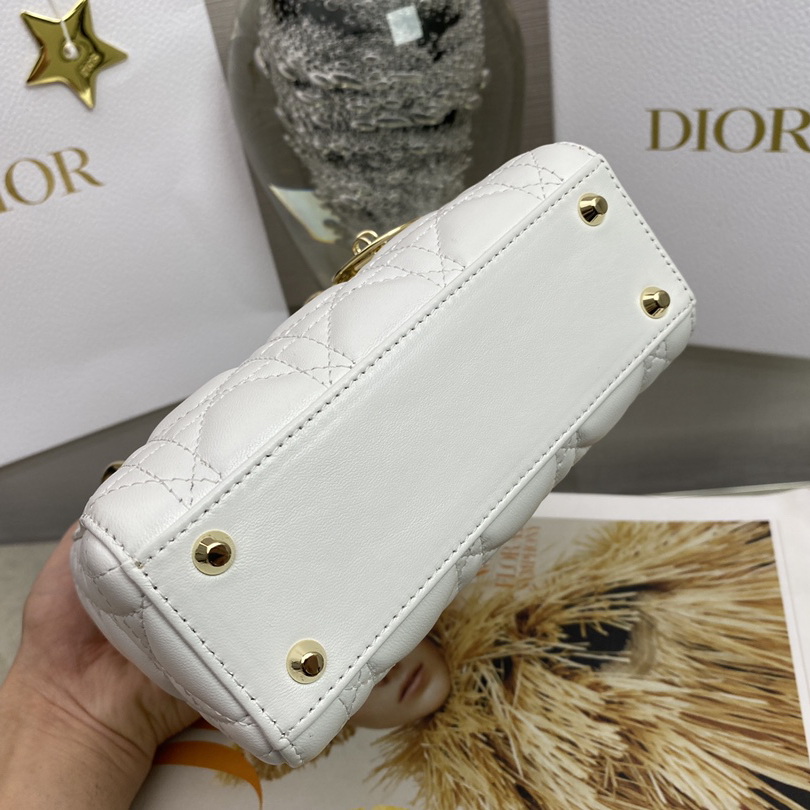 MINI LADY DIOR LAMBSKIN BAG, Strap long about 120cm, Christian Dior CD Handbags