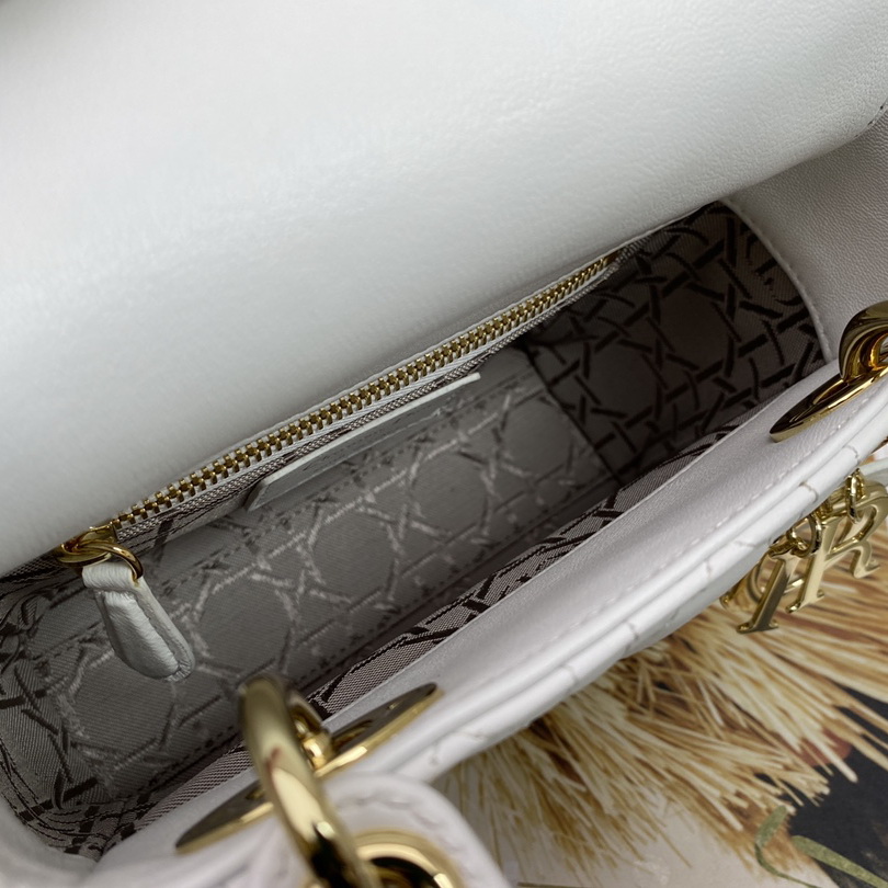 MINI LADY DIOR LAMBSKIN BAG, Strap long about 120cm, Christian Dior CD Handbags