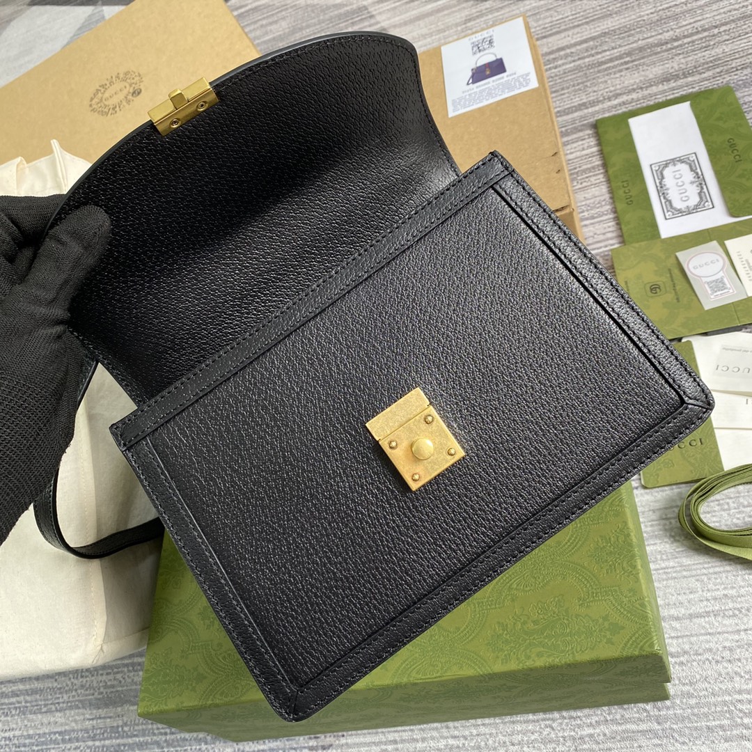 651055 Ophidia small top handle bag with Web