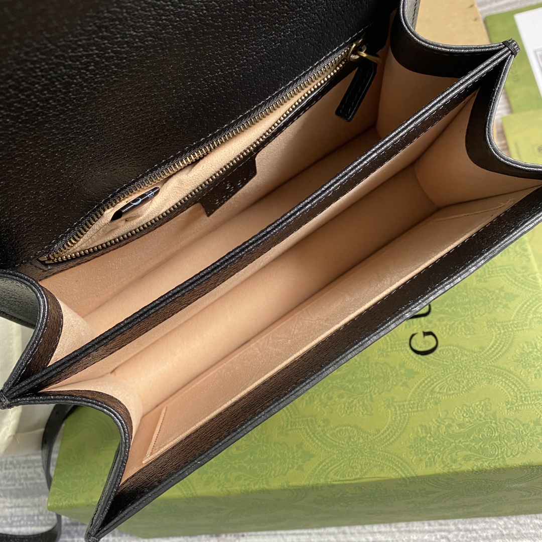651055 Ophidia small top handle bag with Web