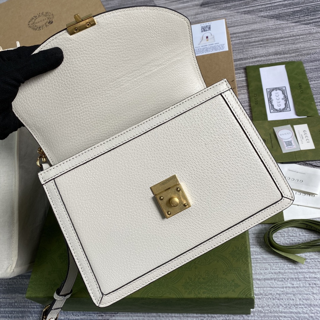 651055 Ophidia small top handle bag with Web