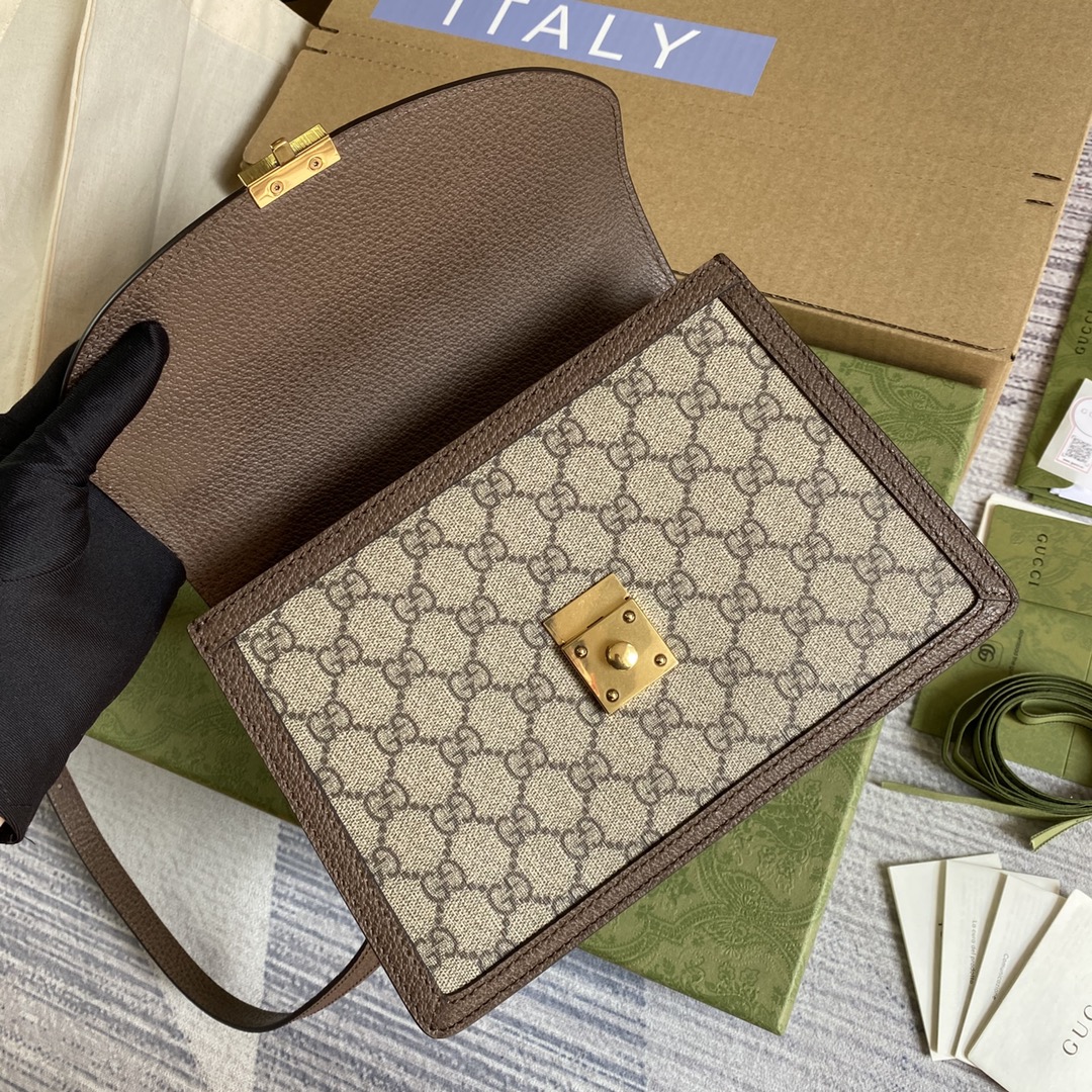 651055 Ophidia small top handle bag with Web