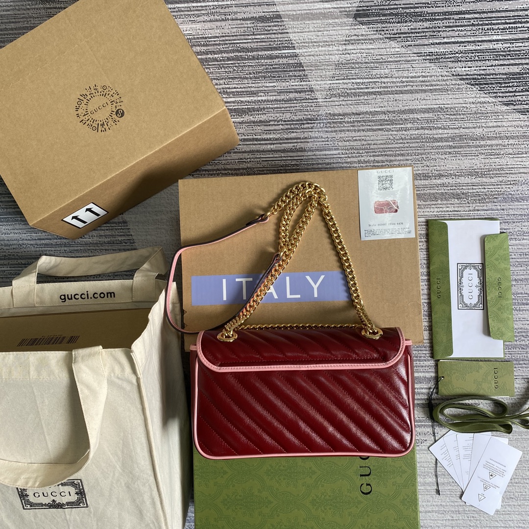 443497 GG Marmont small shoulder bag