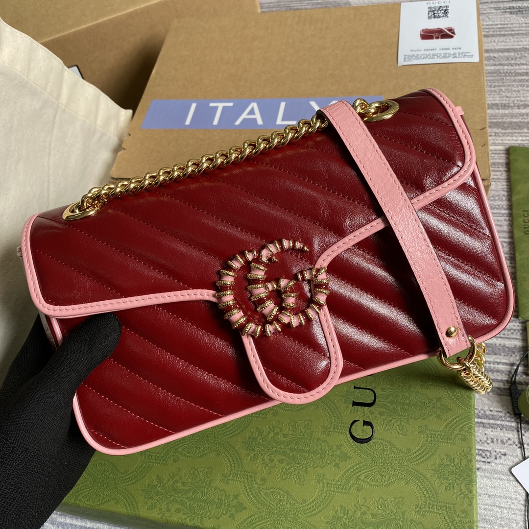 443497 GG Marmont small shoulder bag
