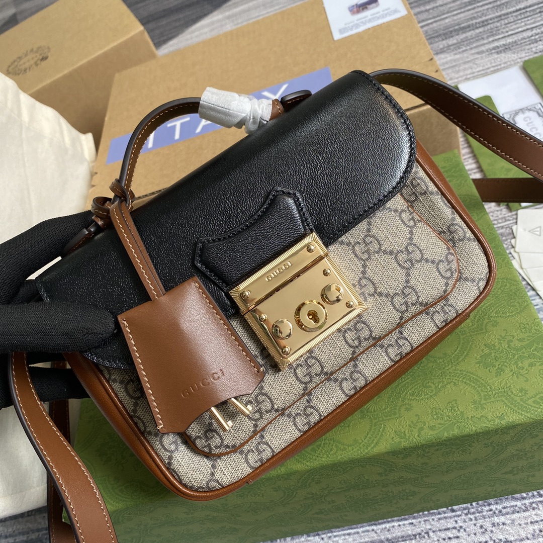 658487 Padlock mini bag, Crossbody Bags for Women