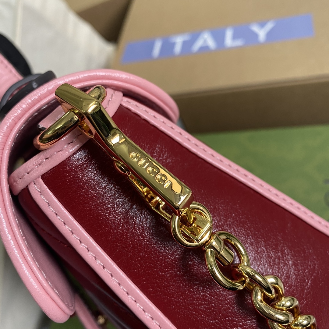 583571 GG Marmont Multicolor mini top handle bag