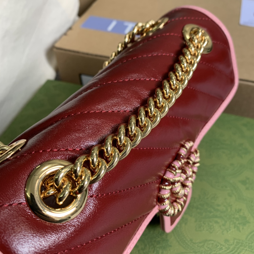 446744 GG Marmont mini matelassé shoulder bag