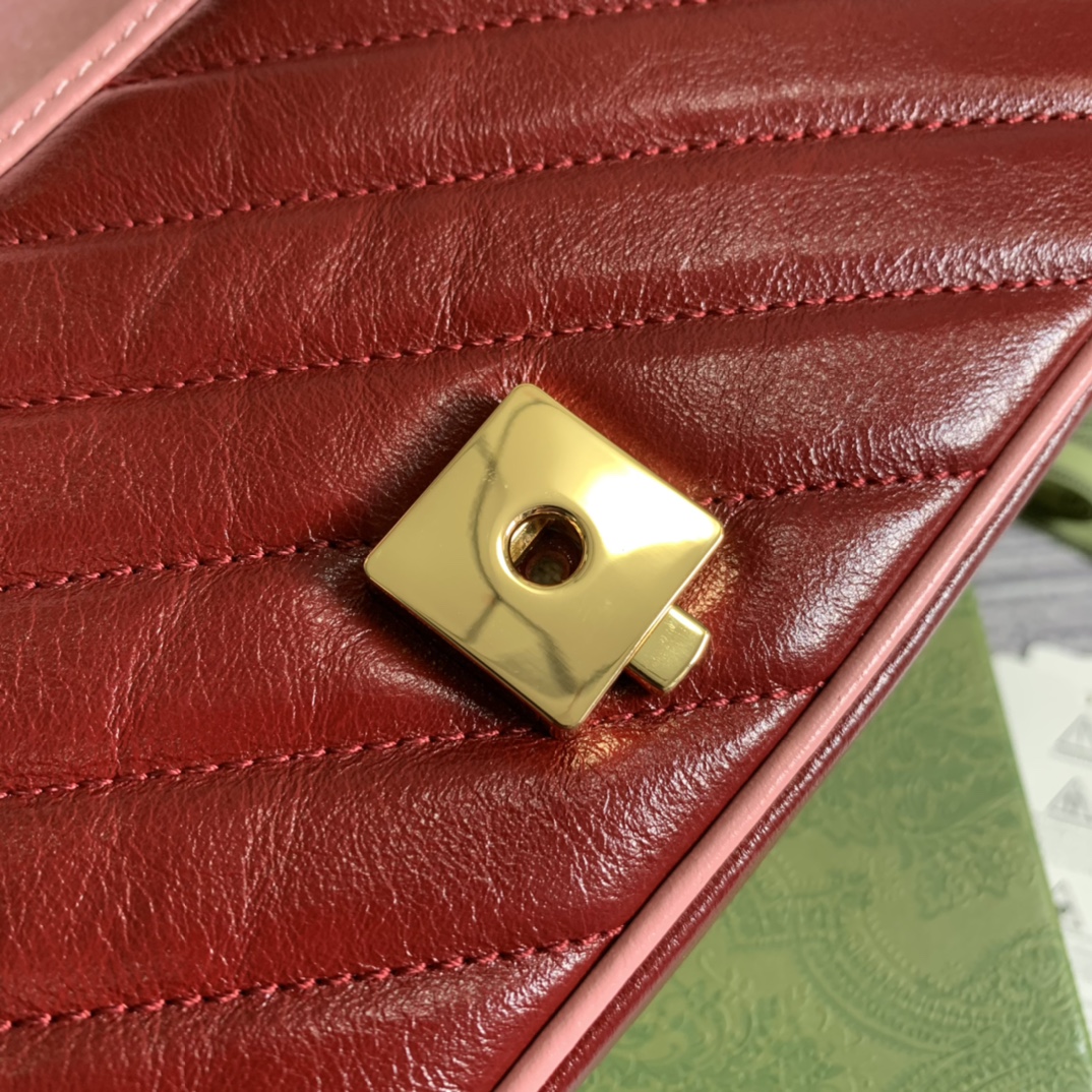 446744 GG Marmont mini matelassé shoulder bag