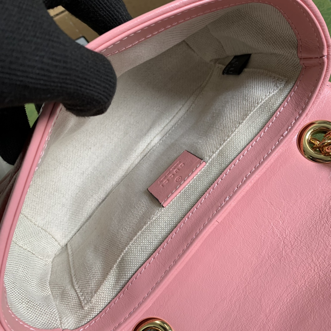 446744 GG Marmont mini matelassé shoulder bag