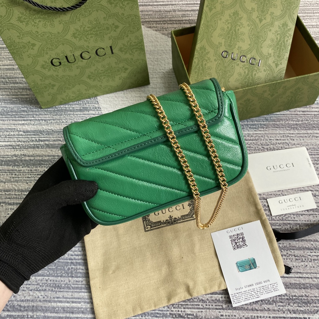 574969 GG Marmont super mini bag, GUCCI Mini Bags for Women
