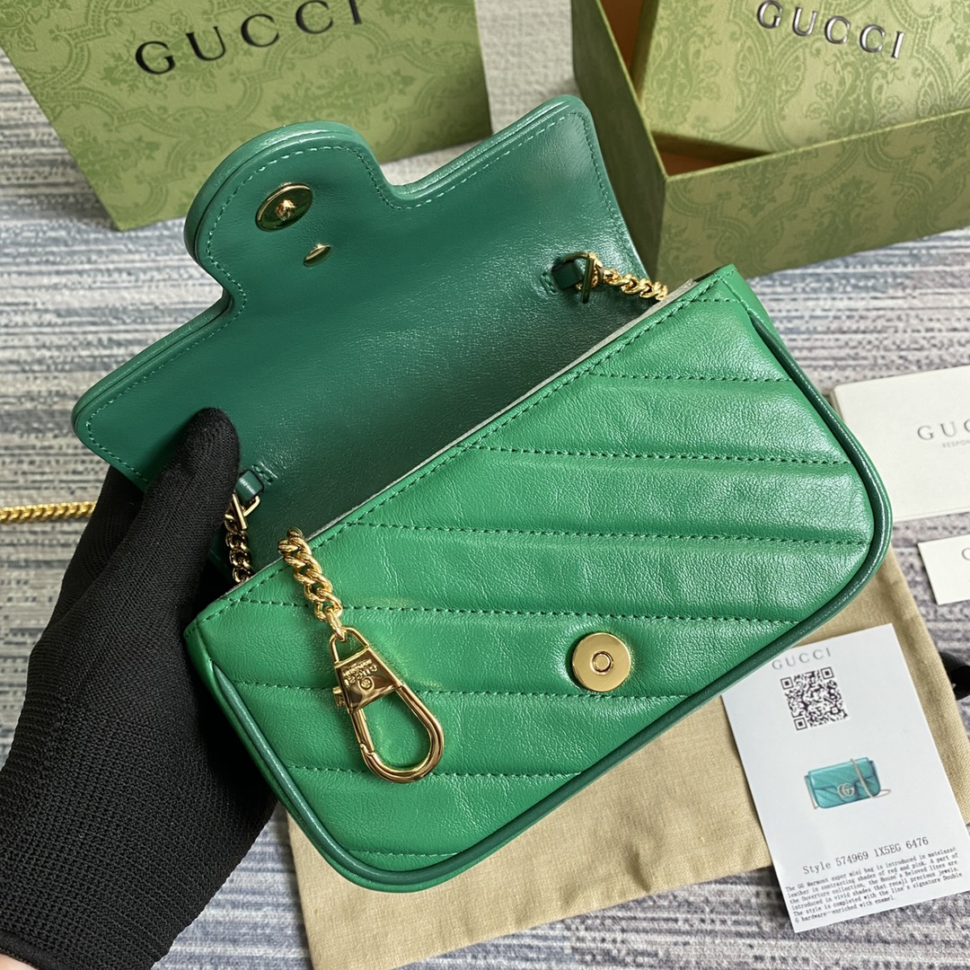 574969 GG Marmont super mini bag, GUCCI Mini Bags for Women