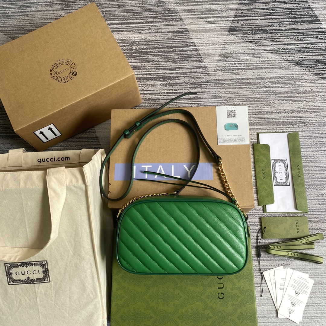447632 GG Marmont Multicolor small shoulder bag