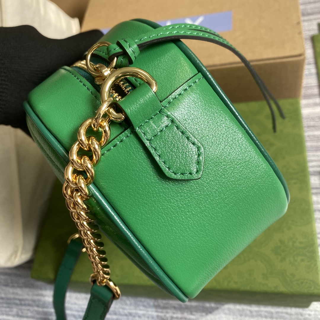 447632 GG Marmont Multicolor small shoulder bag
