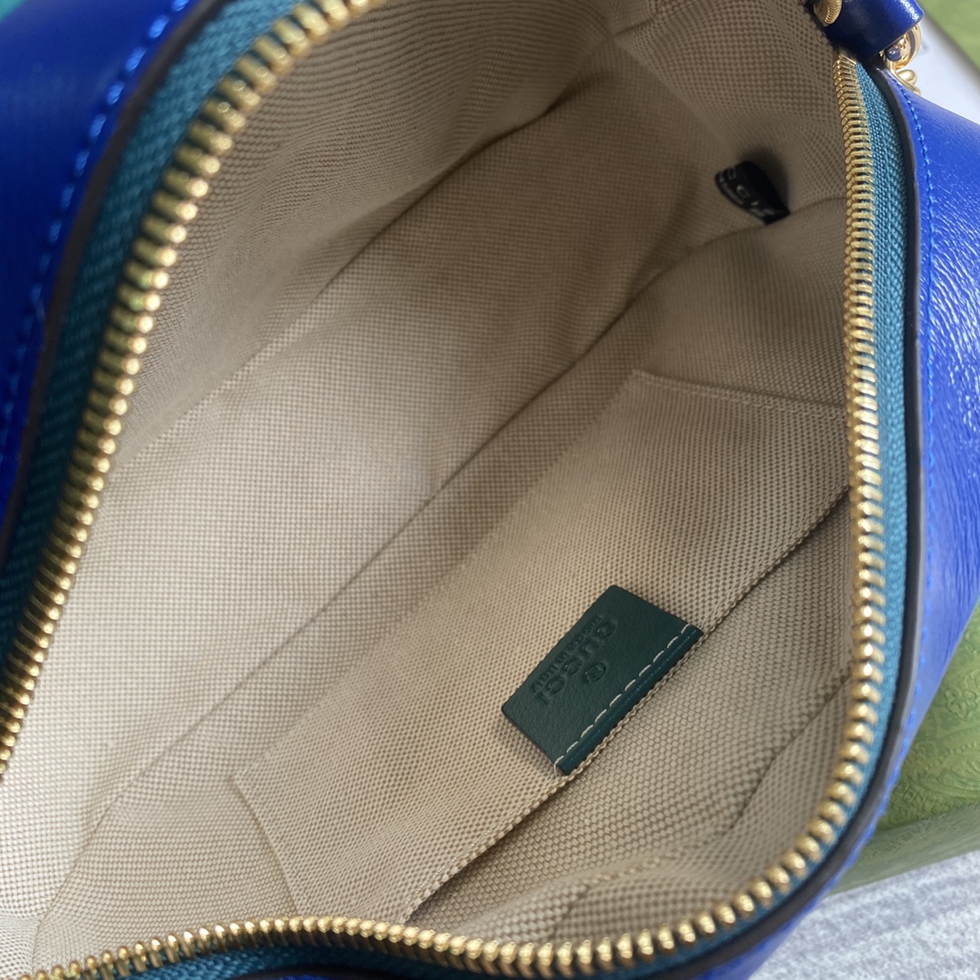 447632 GG Marmont Multicolor small shoulder bag
