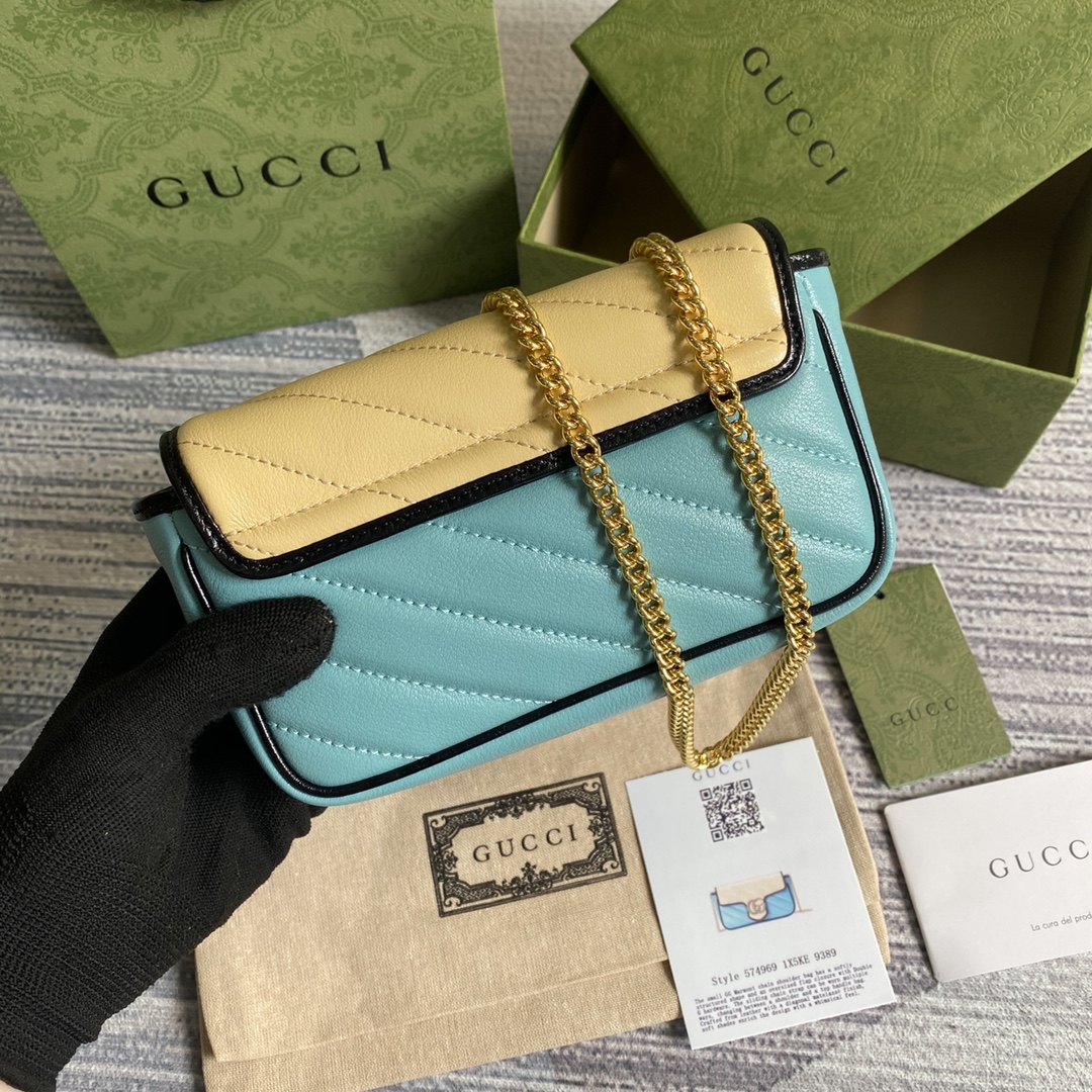 574969 GG Marmont super mini bag, GUCCI Mini Bags for Women