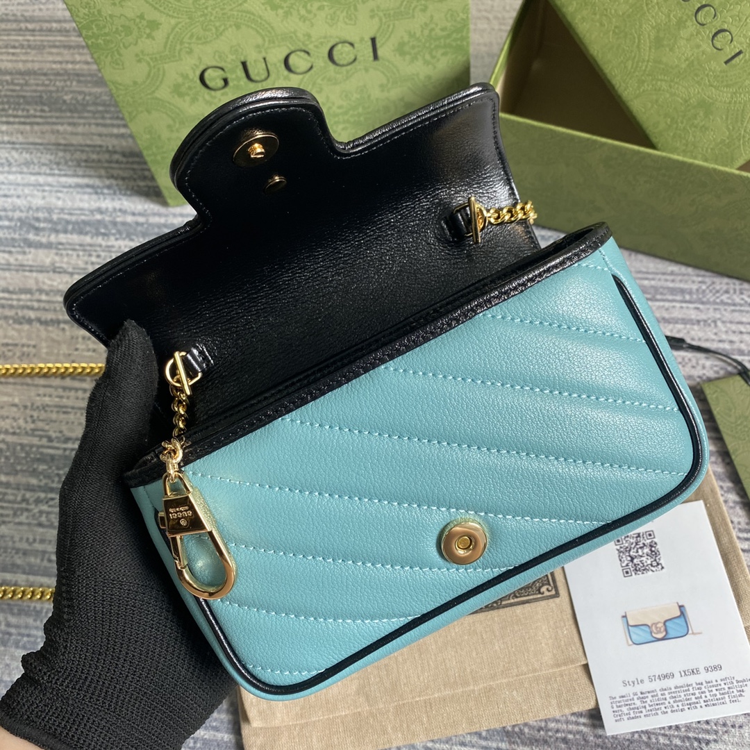 574969 GG Marmont super mini bag, GUCCI Mini Bags for Women
