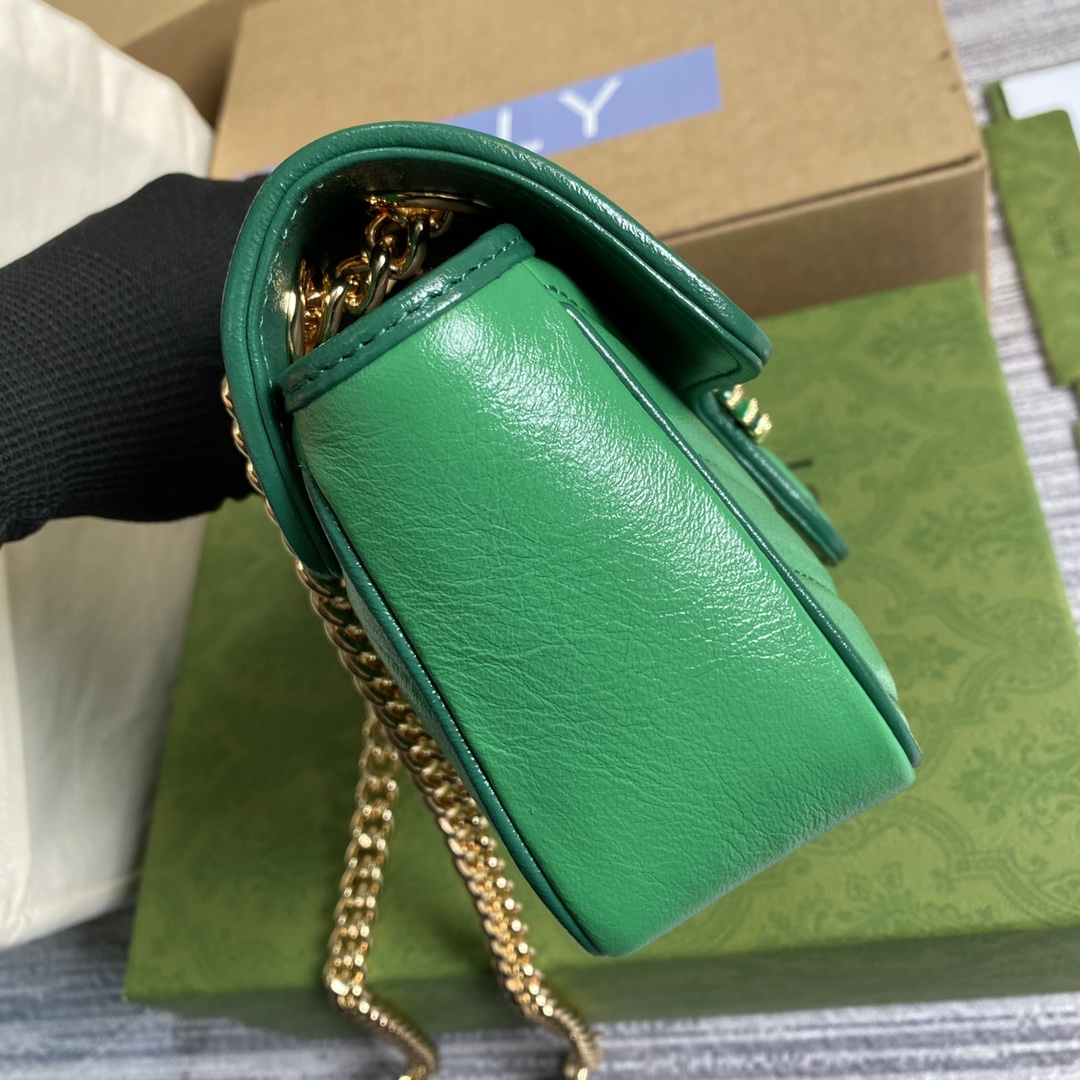 446744 GG Marmont mini matelassé shoulder bag