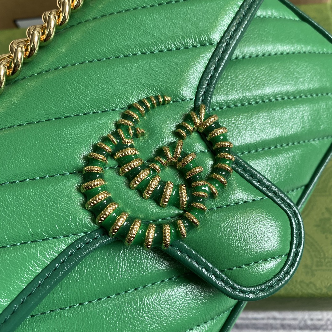 446744 GG Marmont mini matelassé shoulder bag