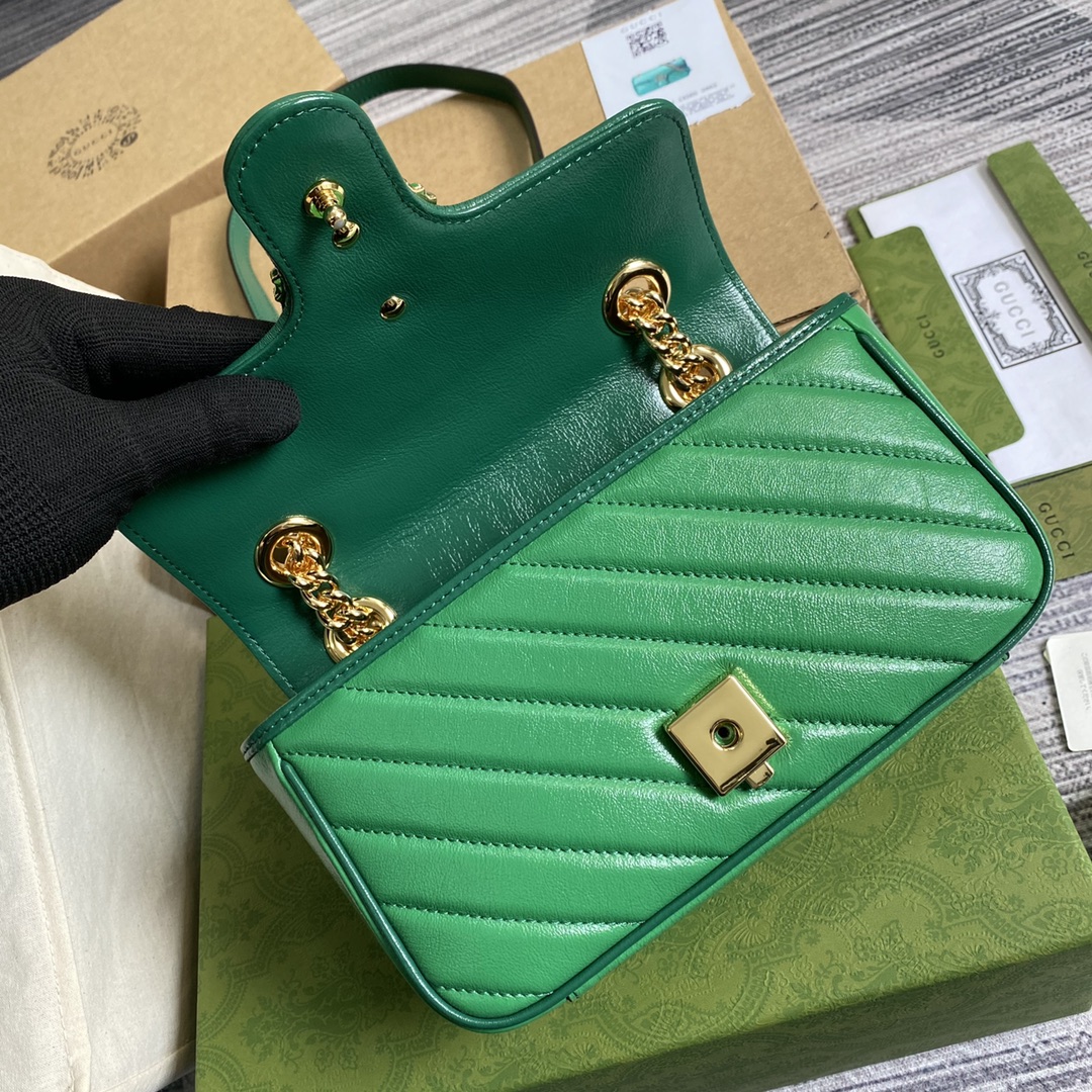 446744 GG Marmont mini matelassé shoulder bag