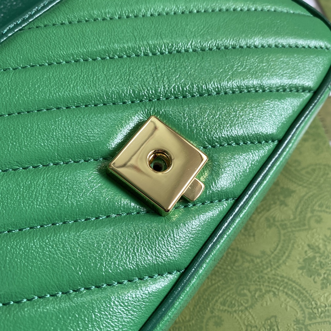446744 GG Marmont mini matelassé shoulder bag