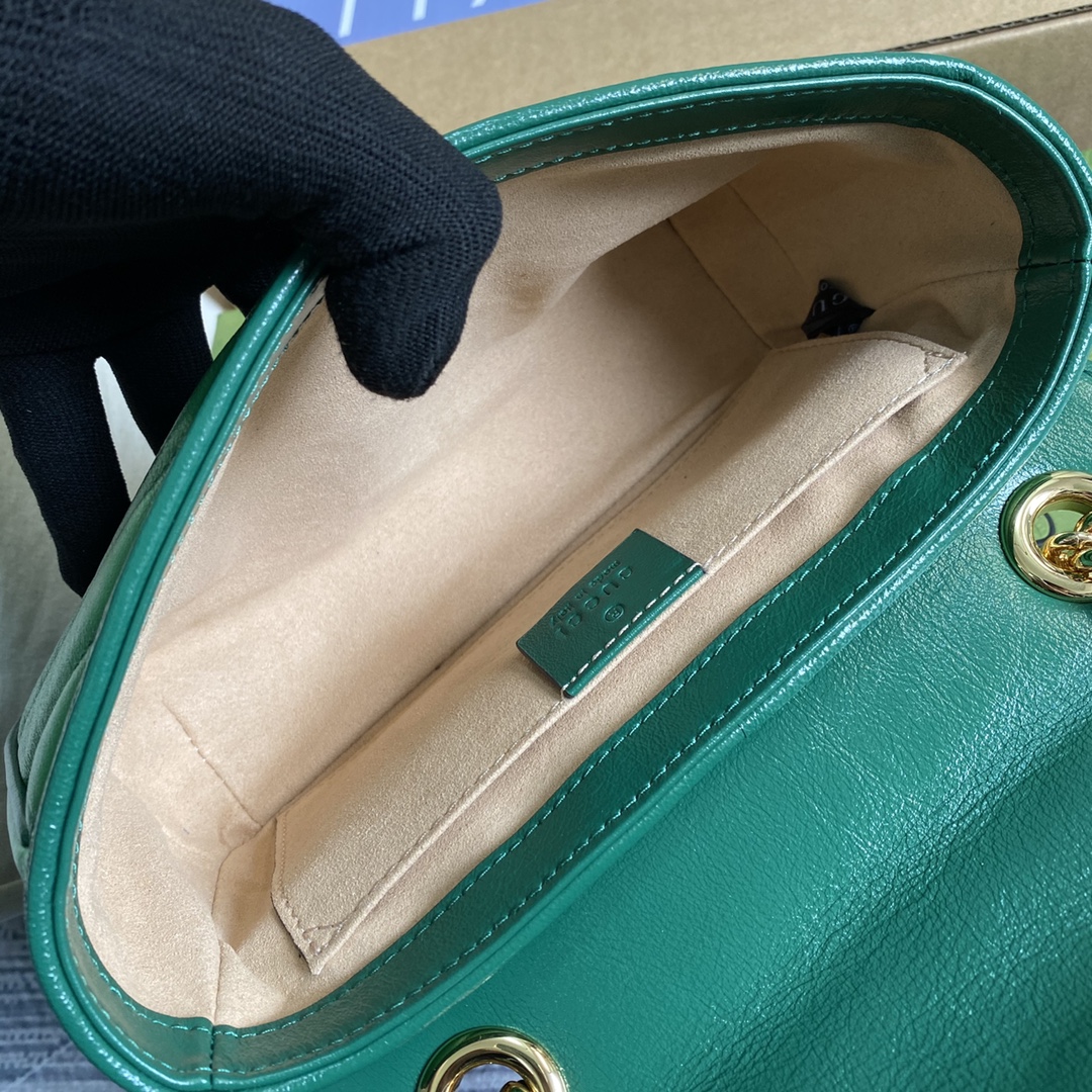 446744 GG Marmont mini matelassé shoulder bag