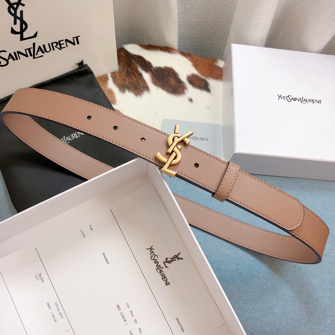Saint Laurent Belt, Width 30mm