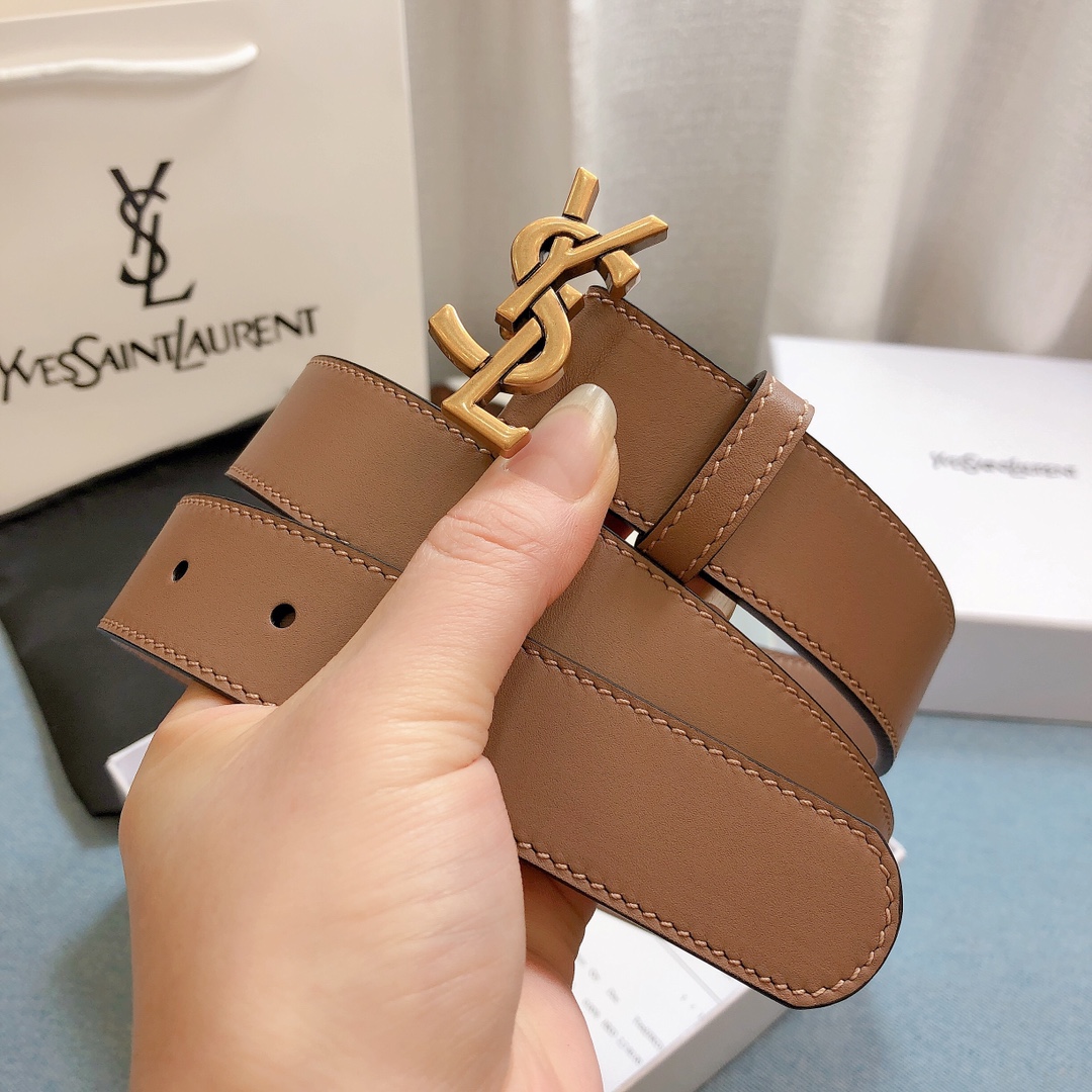 Saint Laurent Belt, Width 30mm