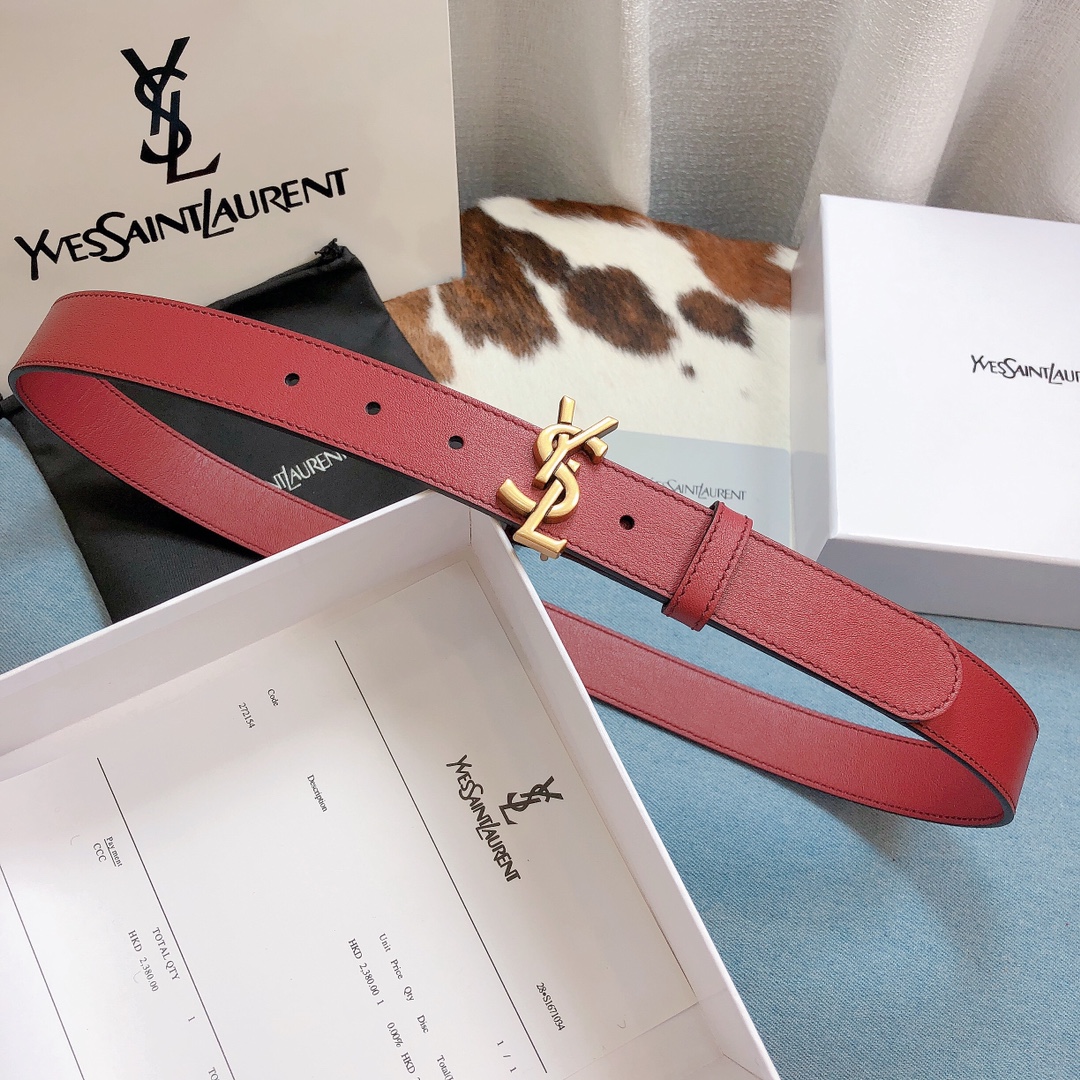 Saint Laurent Belt, Width 30mm