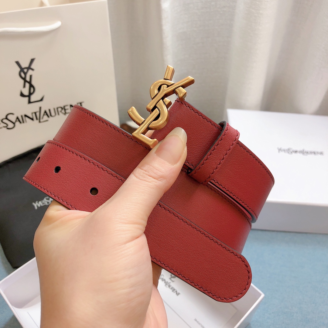 Saint Laurent Belt, Width 30mm