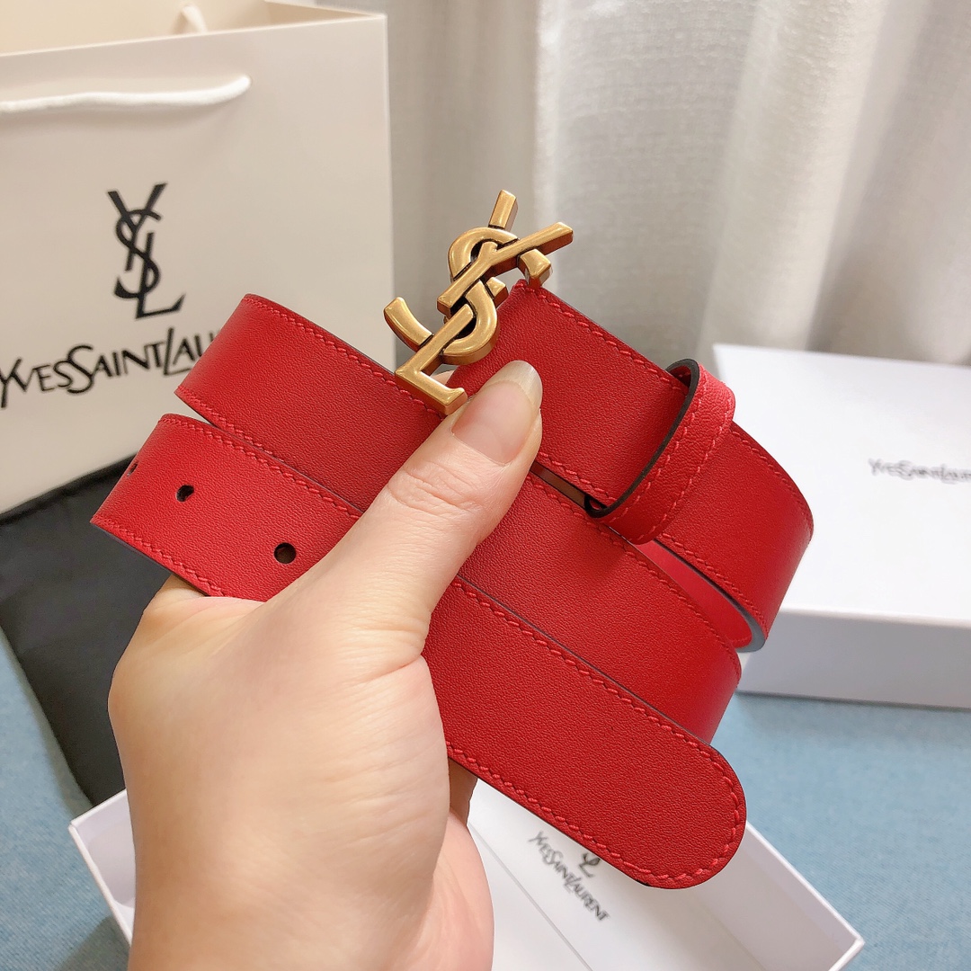 Saint Laurent Belt, Width 30mm