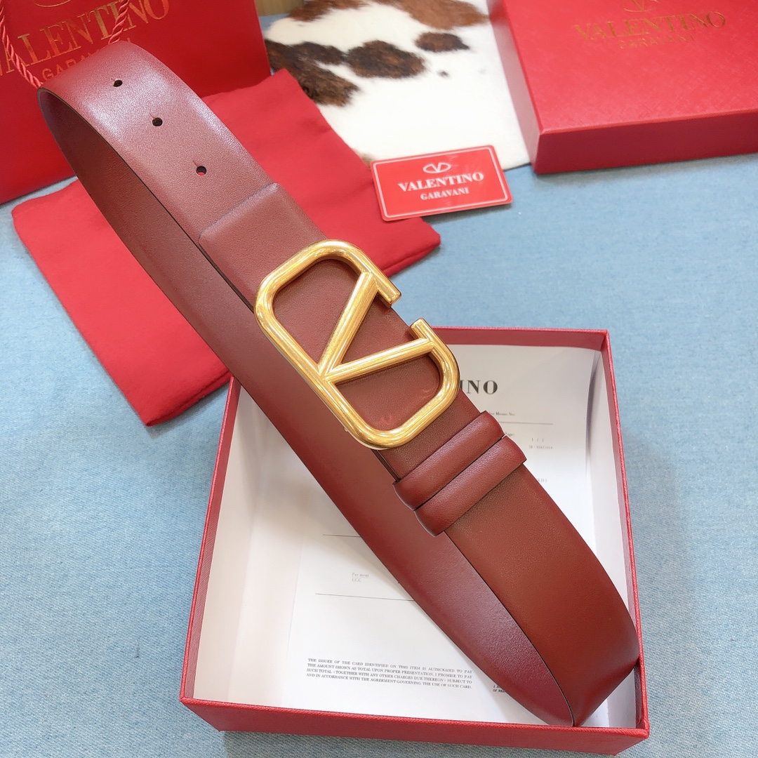 REVERSIBLE VLOGO SIGNATURE BELT IN GLOSSY CALFSKIN 40MM
