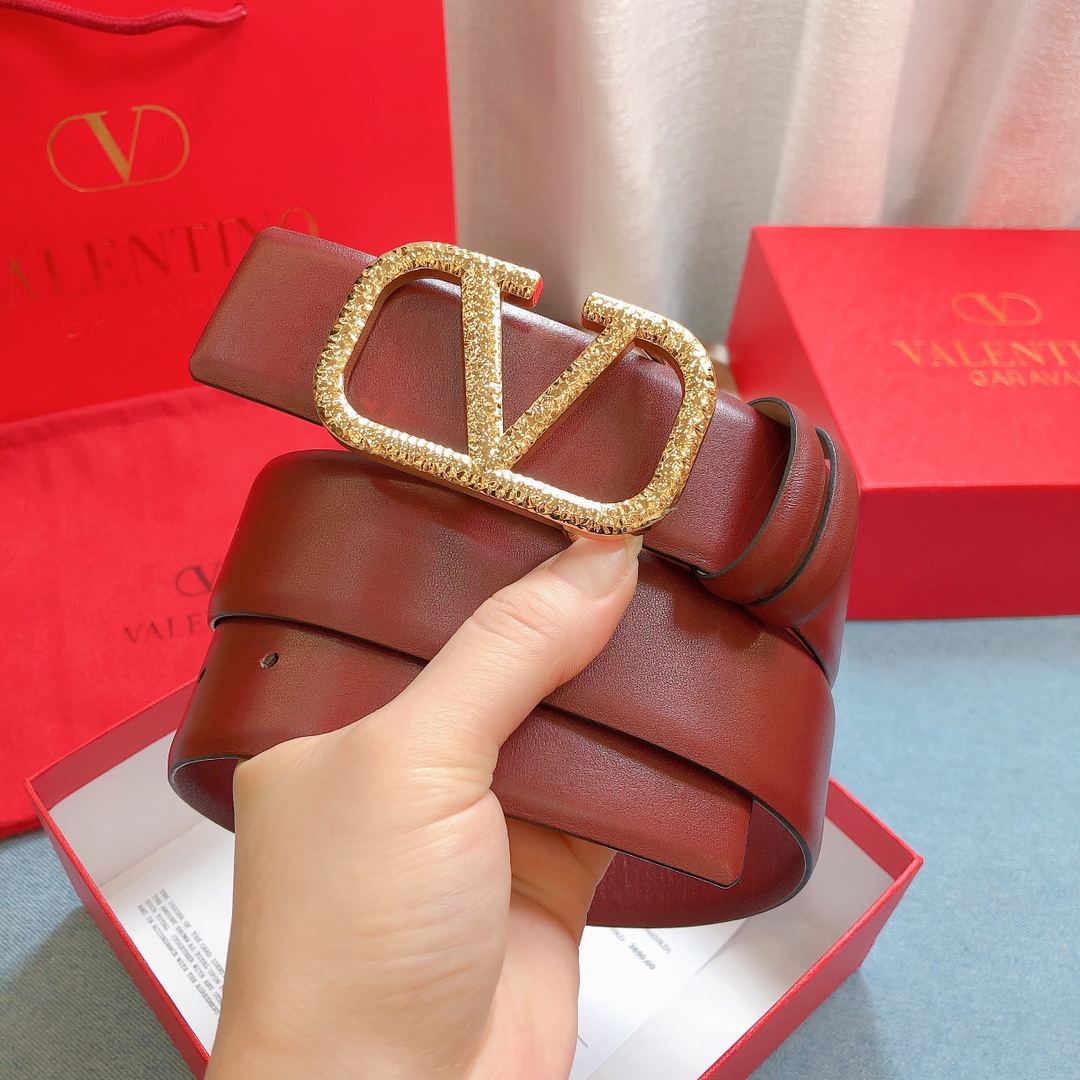 REVERSIBLE VLOGO SIGNATURE BELT IN GLOSSY CALFSKIN 40MM