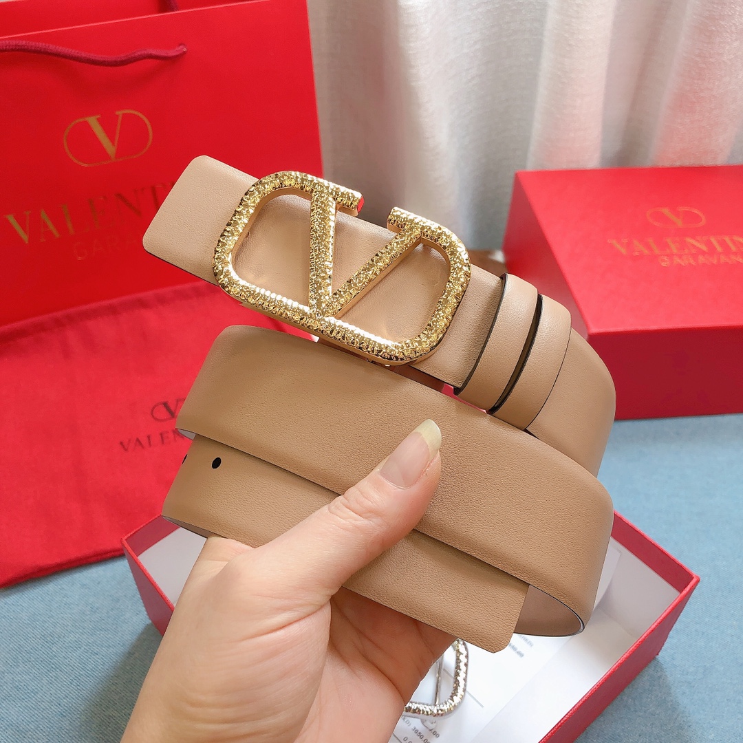 REVERSIBLE VLOGO SIGNATURE BELT IN GLOSSY CALFSKIN 40MM