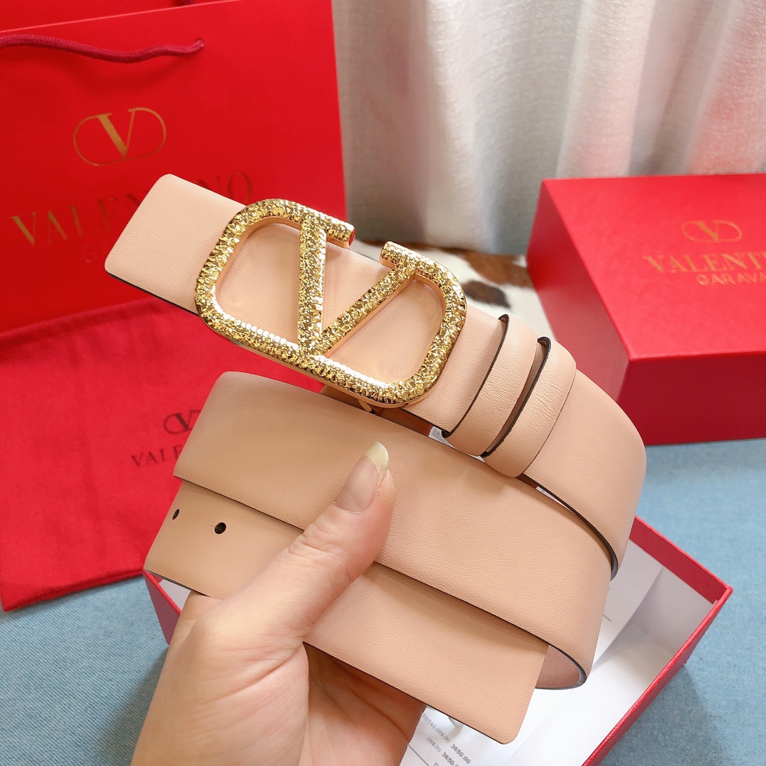 REVERSIBLE VLOGO SIGNATURE BELT IN GLOSSY CALFSKIN 40MM
